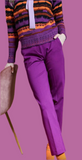 Magenta jersey pants