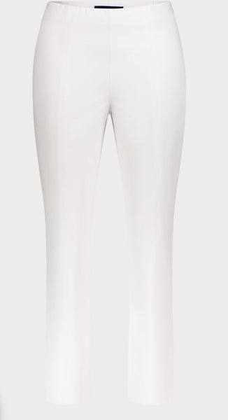 White techno  crop pants