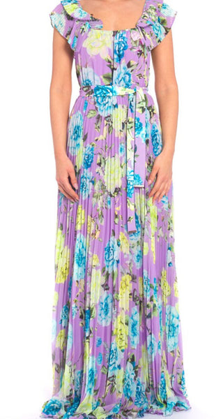MLilac print Maxi