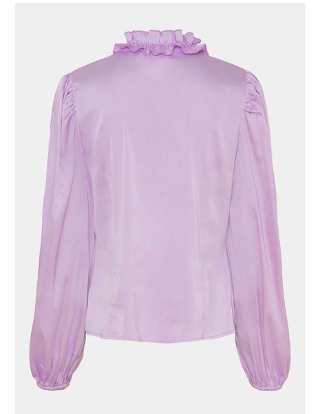 Lilac frill Top