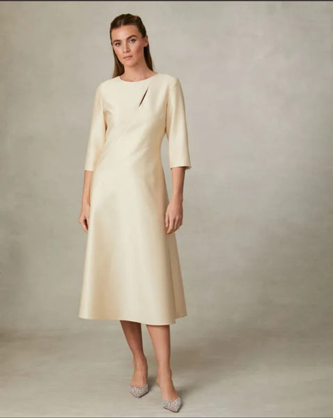 Soft Gold panel dress