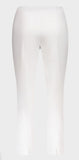 White techno  crop pants