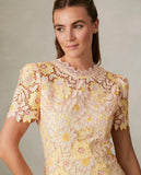 Loretta lace midi v back dress “ In Store “