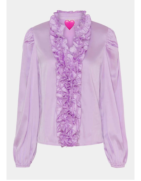 Lilac frill Top