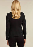 Black Short Blazer pant suit