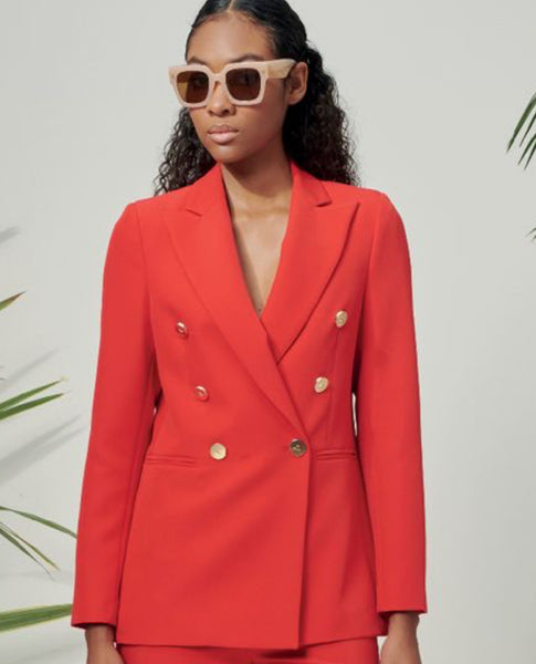 Red Tux pant suit in store ..
