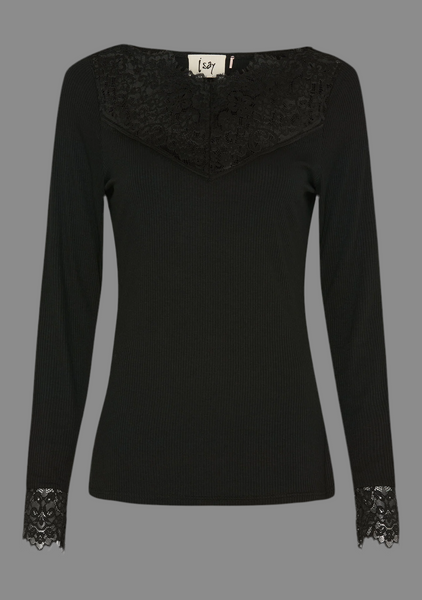 I Say Dee Black Lace top