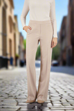 Stone /Beige wide leg pants