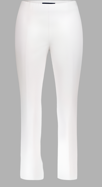 White techno  crop pants