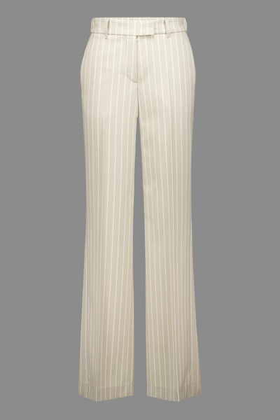 Gardeur Beige Pinstripe Pants