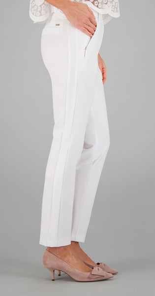 Gardeur White slim pants