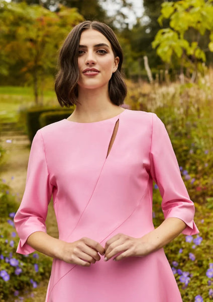 Pink panel dress “In Store “