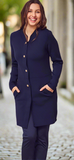 Navy knit Coatigan