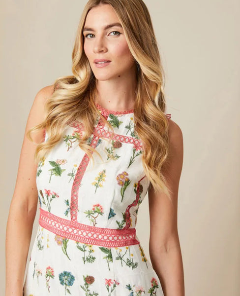 Marina floral tea dress
