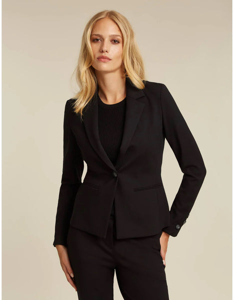 Black Short Blazer pant suit