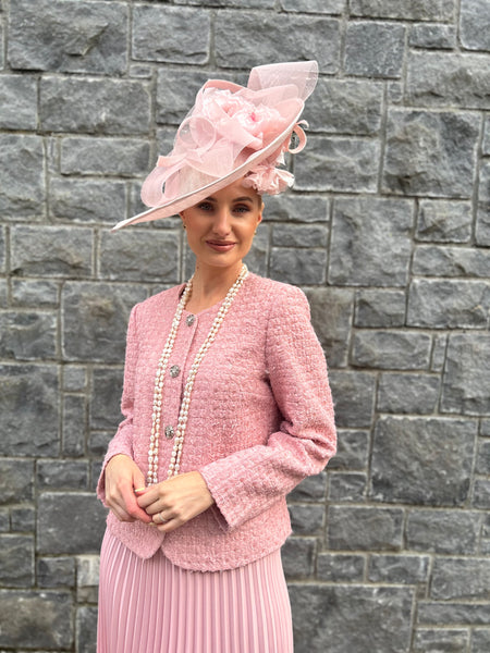 Soft Pink bouclè jacket