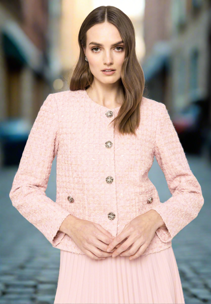 Soft Pink bouclè jacket