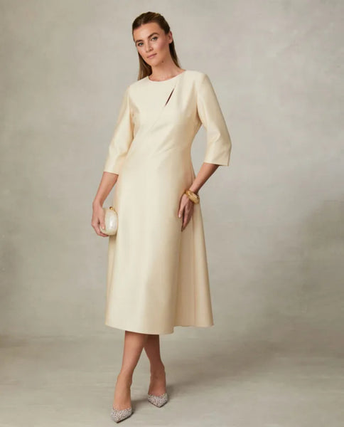 Soft Gold panel dress