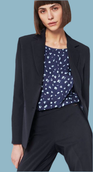 Navy Classic Blazer Pant suit