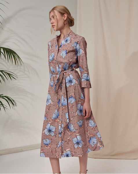 Print dress in store