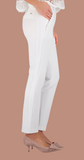 Gardeur White slim pants