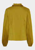 I Say Steff rich gold frill Top