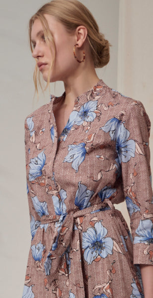 Print dress in store