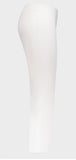 White techno  crop pants