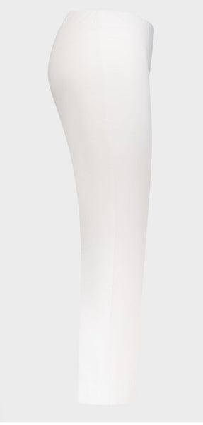 White techno  crop pants