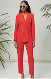 Red Tux pant suit in store ..