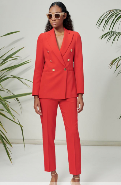 Red Tux pant suit in store ..