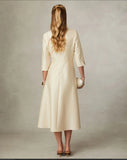 Soft Gold panel dress