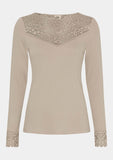 I Say Dee Sand Lace top