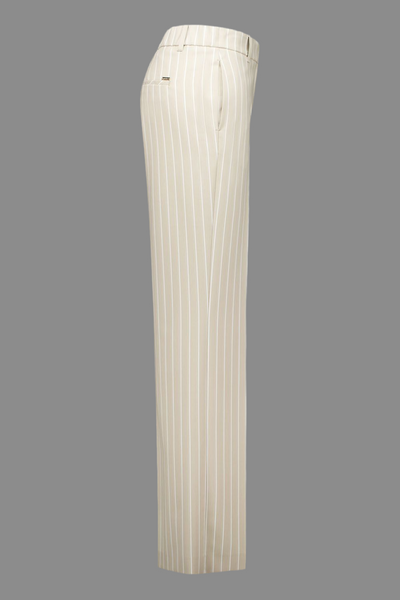 Gardeur Beige Pinstripe Pants