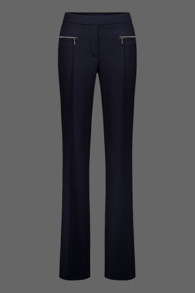 Gardeur Zaria Navy bootcut pants