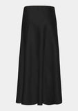 Black satin finish Skirt