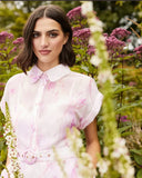 Pink Diaz short dress In Store