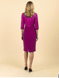 Fushia  Pencil Sylvia Dress