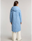 Blue parka Coat
