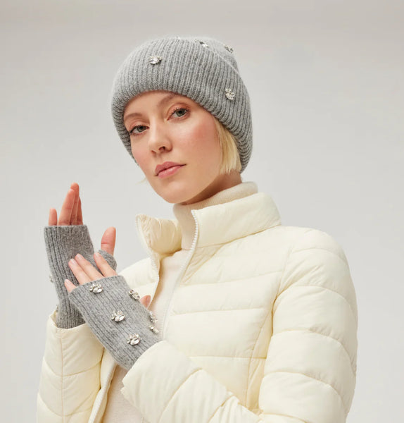 Grey cap & Gloves