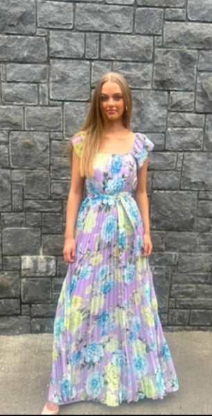 MLilac print Maxi