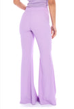 Lilac flare pants