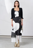 Elisa monochrome maxi