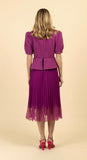 Taylor Pink tweed mix combi dress