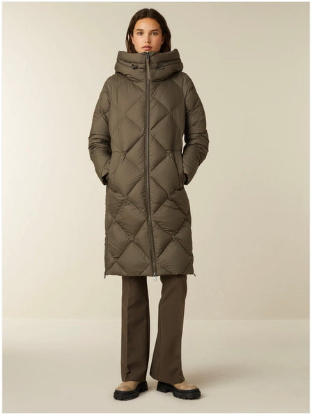 Croc puffer coat /Hooded