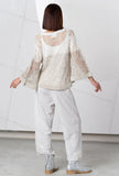 Elisa crochet knit sweater