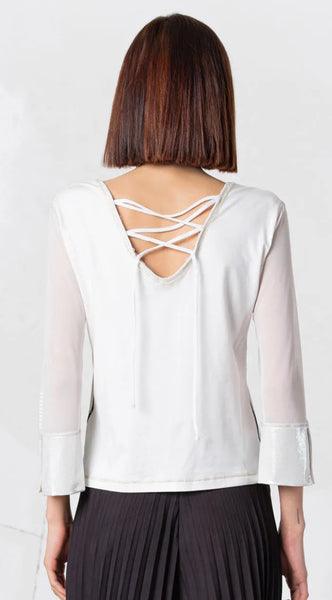 Elisa Pearl trim top