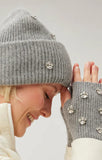 Grey cap & Gloves