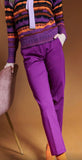 Magenta jersey pants