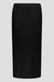 Gardeur black jersey pencil Skirt
